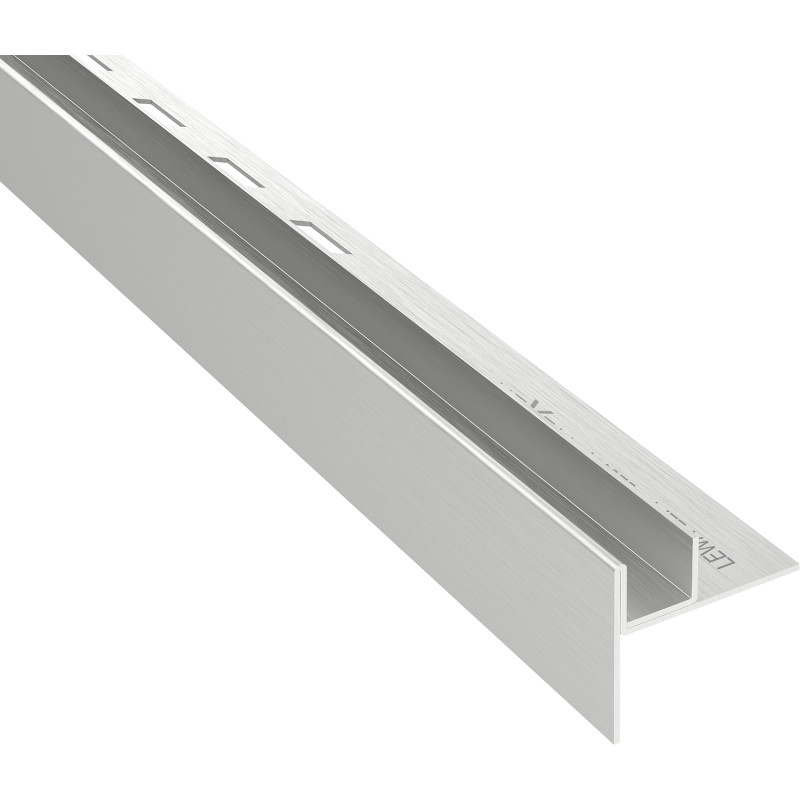 Mexen Line-B bande de pente pour verre 180 cm gauche, inox - 181004180L