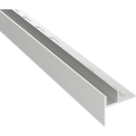 Mexen Line-B bande de pente pour verre 180 cm gauche, inox - 181004180L