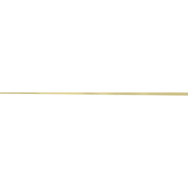 Mexen Line-B liste de pente pour verre 180 cm gauche, brosse en or - 185504180L