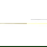 Mexen Line-B bande de pente pour verre 180 cm gauche, brosse dorée - 185504180L