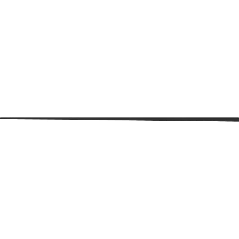 Mexen Line-B réglette de pente pour verre 180 cm gauche, noir - 187004180L