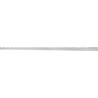 Mexen Line-B bande de pente murale 120 cm gauche, inox - 181002120L