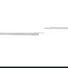 Mexen Line-B profil de pente mural 120 cm gauche, inox - 181002120L