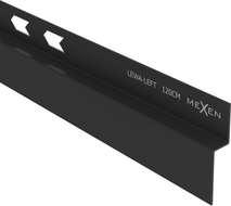 Mexen Line-B plinthe murale à pente 120 cm gauche, noire - 187002120L