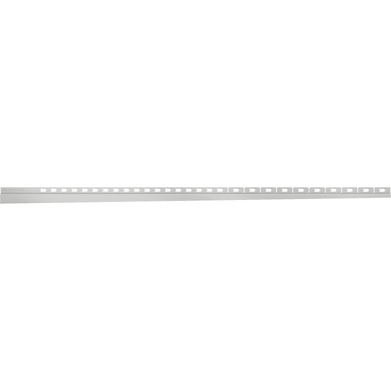 Mexen Line-B plinthe murale à pente 120 cm droite, inox - 181002120R