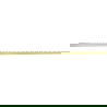 Mexen Line-B liste d'inclinaison murale 120 cm droite, or brossé - 185502120R