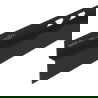 Mexen Line-B moulure de pente murale 120 cm droite, noire - 187002120R