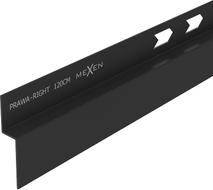 Mexen Line-B listel incliné mural 120 cm droit, noir - 187002120R