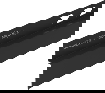 Mexen Line-B moulure de pente murale 120 cm droite, noire - 187002120R