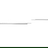 Mexen Line-B plinthe de pente murale 180 cm gauche, inox - 181002180L