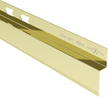 Mexen Line-B plinthe inclinée murale 180 cm gauche, dorée - 185002180L