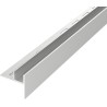 Mexen Line-B profilé de pente pour le verre 180 cm droit, inox - 181004180R