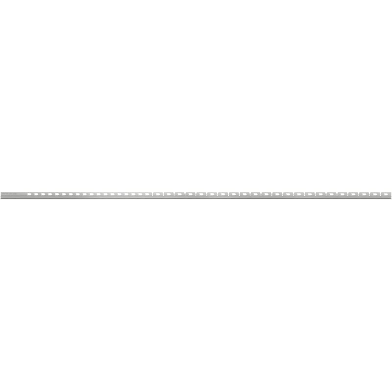 Mexen Line-B bande d'inclinaison pour verre 180 cm droite, inox - 181004180R