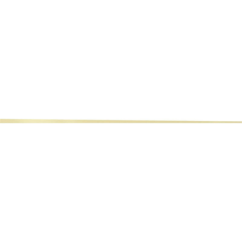 Mexen Line-B profil d'inclinaison pour verre 180 cm droit, brosse dorée - 185504180R
