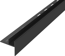 Mexen Line-B profil à pente pour verre 180 cm droite, noire - 187004180R