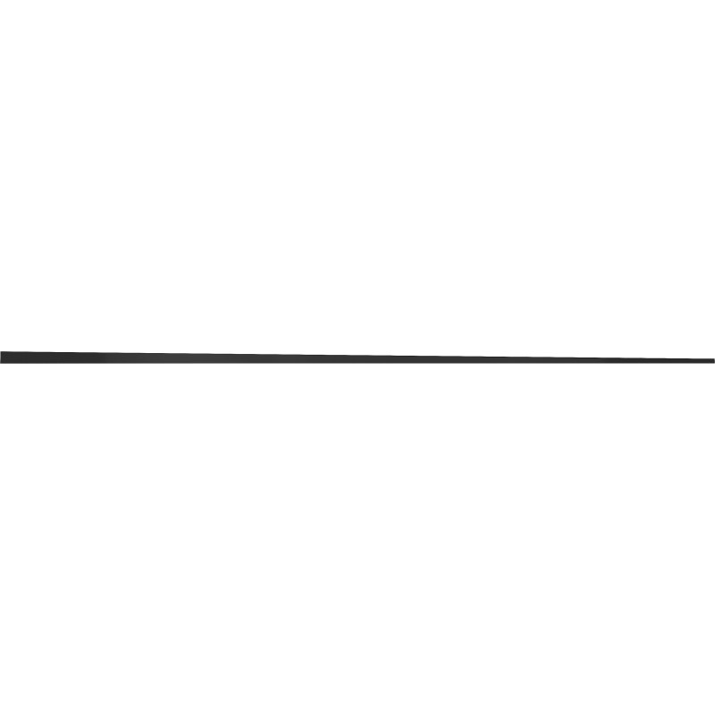 Mexen Line-B bande de pente pour verre 180 cm droite, noire - 187004180R