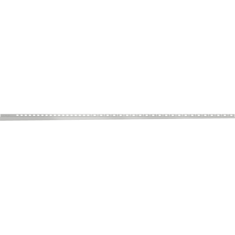 Mexen Line-B plinthe inclinée murale 180 cm à droite, inox - 181002180R