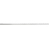 Mexen Line-B plinthe inclinée murale 180 cm à droite, inox - 181002180R