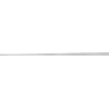 Mexen Line-B plinthe de pente pour verre 120 cm gauche, inox - 181004120L