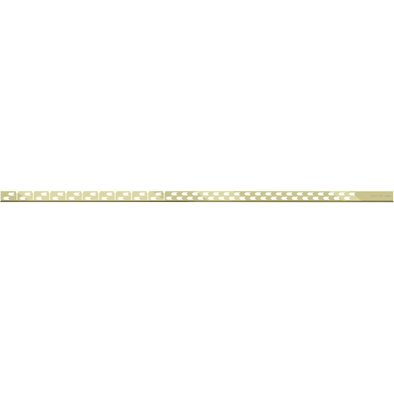 Mexen Line-B plinthe de sol inclinée 120 cm gauche, dorée - 185001120L