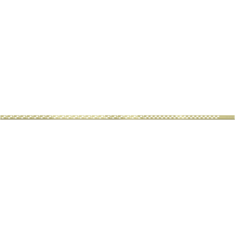 Mexen Line-B plinthe de pente de sol 180 cm gauche, dorée - 185001180L