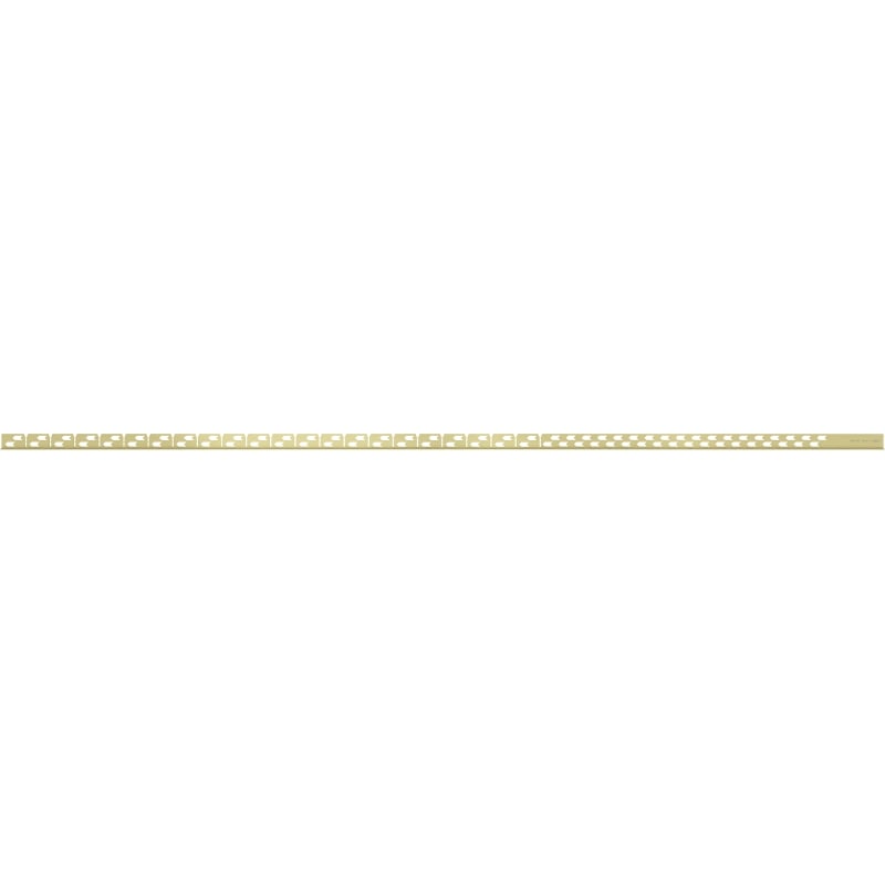 Mexen Line-B plinthe d'écoulement au sol 180 cm gauche, or brossé - 185501180L