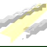 Mexen Line-B moulure de sol avec pente 120 cm droite, or brossé - 185501120R