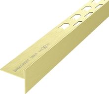 Mexen Line-B moulure de pente de sol 180 cm droite, or brossé - 185501180R