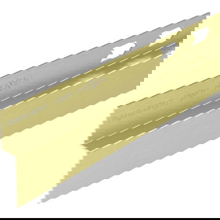 Mexen Line-B baguette de pente murale 180 cm droite, or brossé - 185502180R