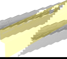Mexen Line-B baguette de pente murale 180 cm droite, or brossé - 185502180R
