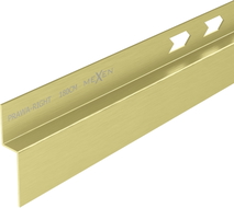Mexen Line-B plinthe inclinée murale 180 cm droite, or brossé - 185502180R