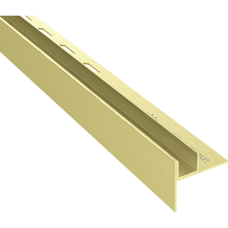 Mexen Line-B corniche inclinée pour verre 120 cm gauche, brosse dorée - 185504120L