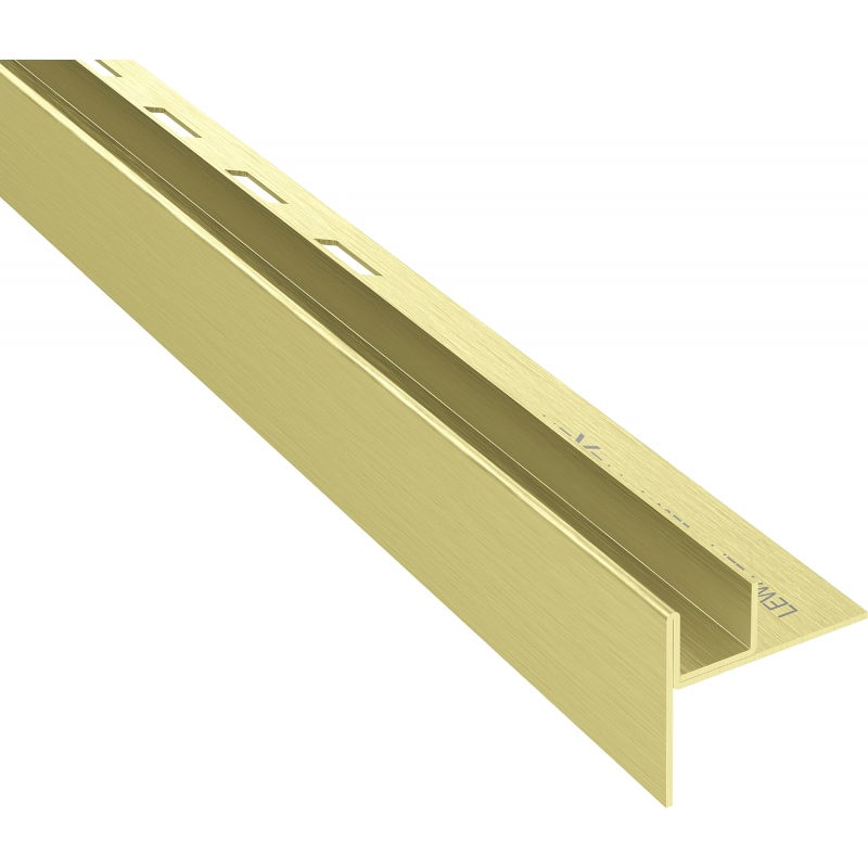 Mexen Line-B liste de pente pour verre 120 cm gauche, brosse doré - 185504120L