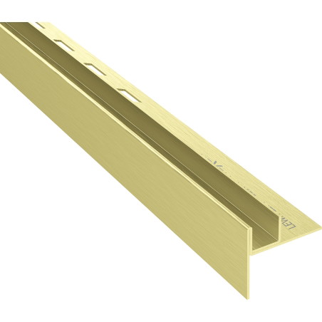 Mexen Line-B corniche inclinée pour verre 120 cm gauche, brosse dorée - 185504120L