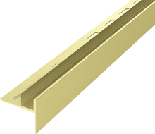 Mexen Line-B profil en pente pour verre 120 cm droit, or brossé - 185504120R