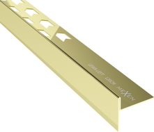 Mexen Line-B plinthe de sol inclinée 120 cm gauche, dorée - 185001120L