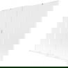 Mexen Velar L Duo paravent de baignoire coulissant 2 volets 200 x 150 cm, givre, blanc - 896-200-003-32-20