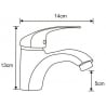 Mexen Fabia DF72 ensemble de baignoire, chrome - 746503DF72-00