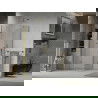 Mexen Lima cabine de douche pliante 100 x 100 cm, transparent, or - 856-100-100-50-00