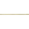 Mexen Line-B corniche inclinée pour verre 120 cm gauche, brosse dorée - 185504120L