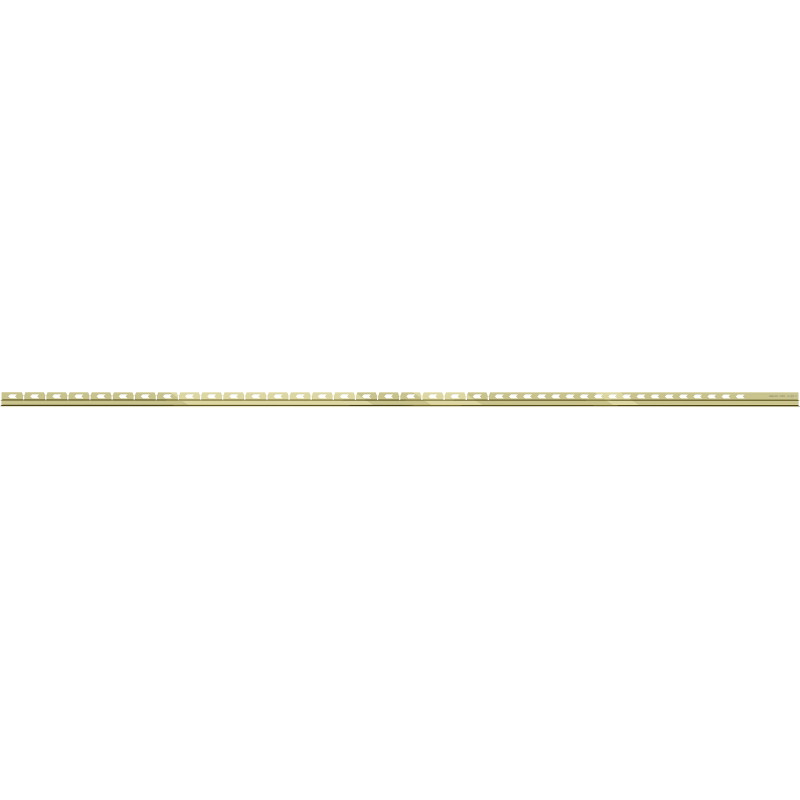 Mexen Line-B moulure inclinée pour verre 180 cm gauche, or - 185004180L