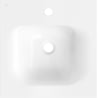 Mexen Vela lavabo encastré de 46 x 46,5 cm, blanc brillant - 25234500
