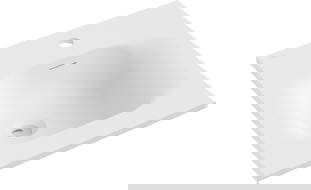 Mexen Vela lavabo encastré dans le plan 46 x 46,5 cm, blanc mat - 25234501