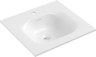 Mexen Vela lavabo encastré 51 x 46,5 cm, blanc brillant - 25235000