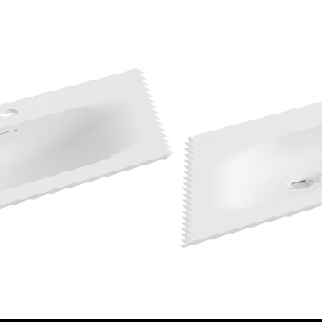 Mexen Vela lavabo encastré dans le plan 61 x 46,5 cm, blanc mat - 25236001
