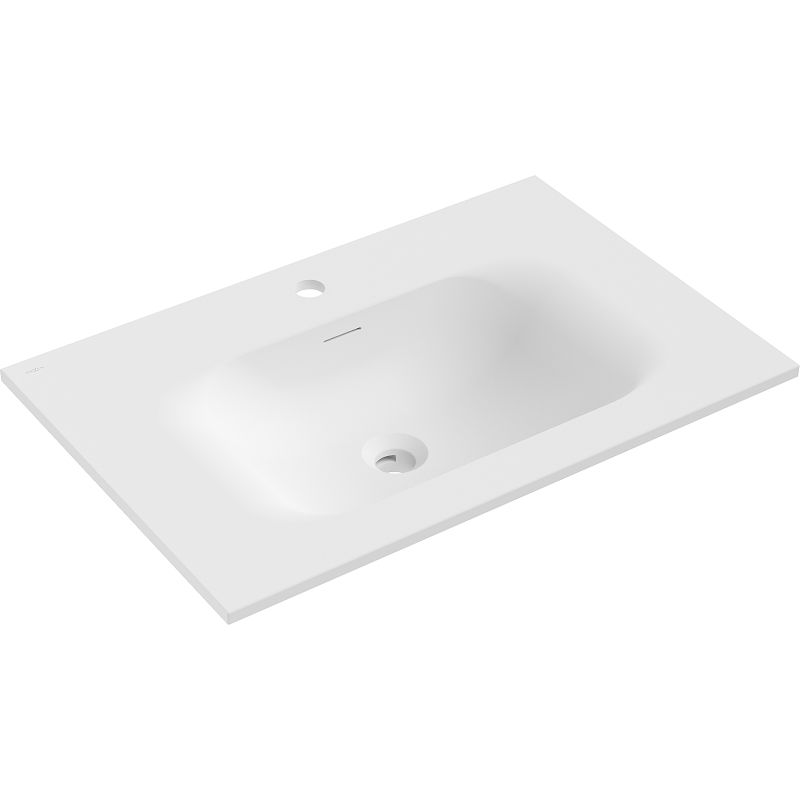 Mexen Vela lavabo encastré 71 x 46,5 cm, blanc mat - 25237001