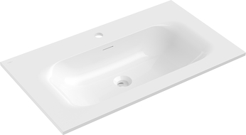 Mexen Vela lavabo encastré dans le plan 81 x 46,5 cm, blanc brillant - 25238000