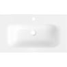 Mexen Vela lavabo encastré dans le plan 81 x 46,5 cm, blanc brillant - 25238000