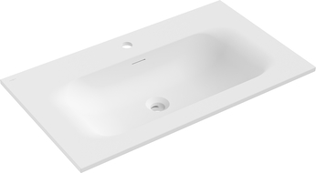 Mexen Vela lavabo encastré dans le plan 81 x 46,5 cm, blanc mat - 25238001