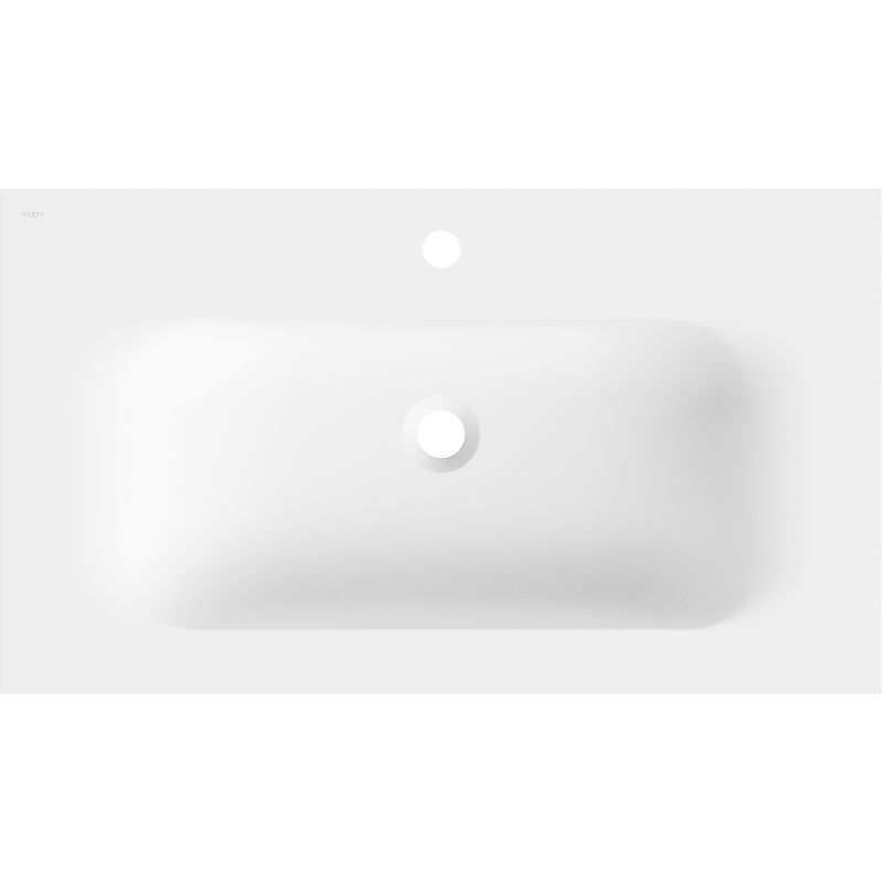 Mexen Vela lavabo encastré 81 x 46,5 cm, blanc mat - 25238001